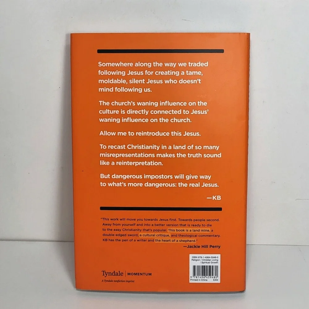 Dangerous Jesus Kevin KB Burgess Hardcover Book Jackie Hill Perry Foreword 2023